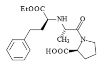 single-ring pyrrolidine analog enalopril